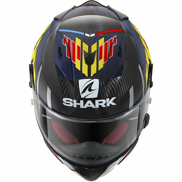 Cheap ๐ Shark Race-R Pro Replica Zarco Speedblock Full Face Helmet Carbon/Blue/Red ๐ - Image 3