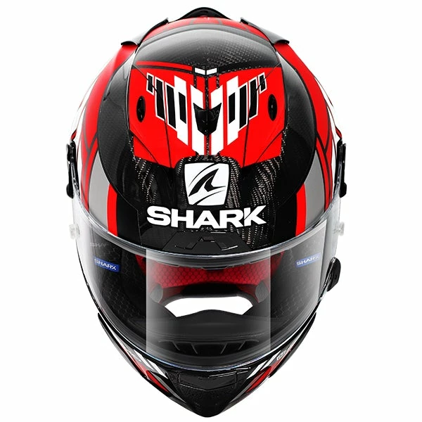 Best Sale ✔️ Shark Race-R Pro Carbon Zarco Speedblock Full Face Helmet Red/Anthracite 🔔 - Image 3