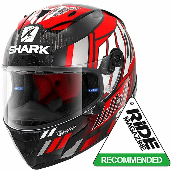 Best Sale ✔️ Shark Race-R Pro Carbon Zarco Speedblock Full Face Helmet Red/Anthracite 🔔
