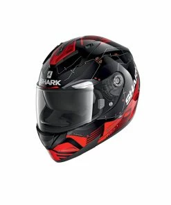 Best Pirce 🔥 Shark Ridill 1.2 Mecca Full Face Helmet Black/Red/Silver 😍