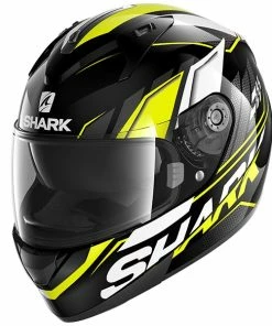 New 🤩 Shark Ridill 1.2 Phaz Full Face Helmet Black/Yellow/White 🌟