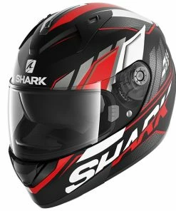 Budget 🛒 Shark Ridill 1.2 Phaz Full Face Helmet Matt Black/Red/White 🌟