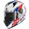 Promo 🌟 Shark Ridill 1.2 Phaz Full Face Helmet White/Black/Red ⌛