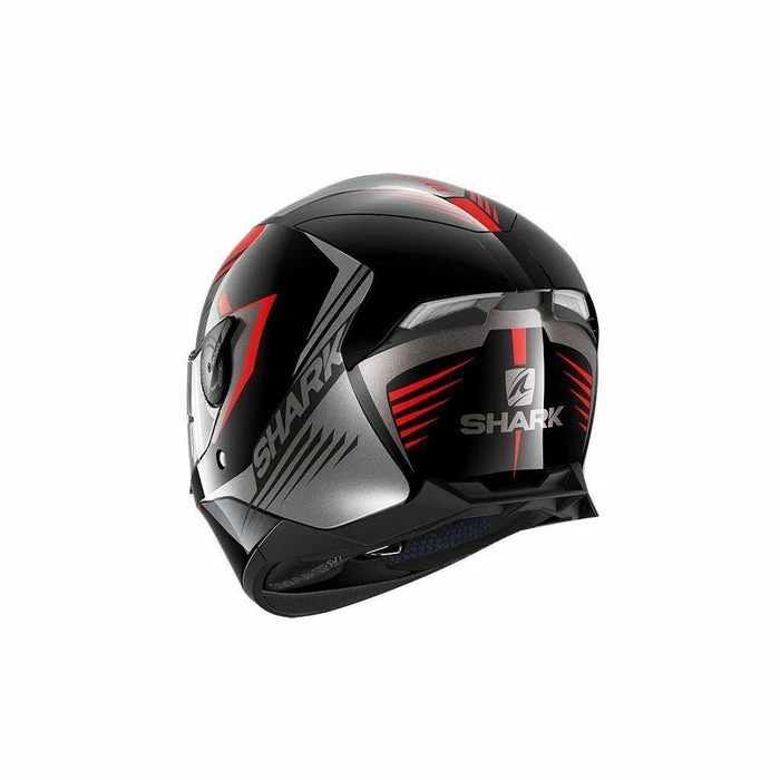 Flash Sale ๐งจ Shark Skwal 2 Hallder Full Face Helmet With LED Safety Lights Black/Red/Anthracite โจ - Image 3