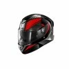 Flash Sale 🧨 Shark Skwal 2 Hallder Full Face Helmet With LED Safety Lights Black/Red/Anthracite ✨