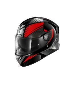Flash Sale 🧨 Shark Skwal 2 Hallder Full Face Helmet With LED Safety Lights Black/Red/Anthracite ✨