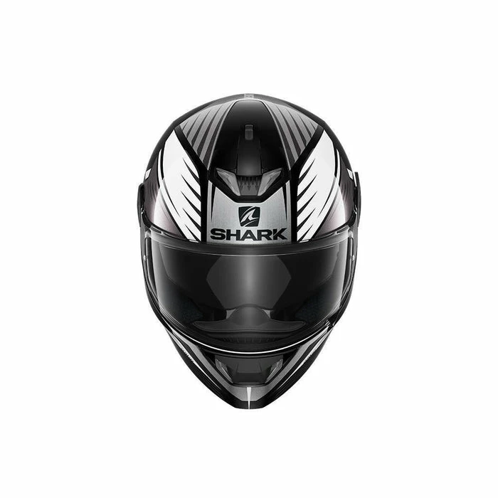 Promo ๐คฉ Shark Skwal 2 Hallder Full Face Helmet With LED Safety Lights Black/White/Anthracite ๐ - Image 2