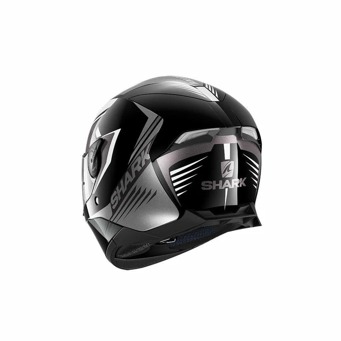 Promo ๐คฉ Shark Skwal 2 Hallder Full Face Helmet With LED Safety Lights Black/White/Anthracite ๐ - Image 3