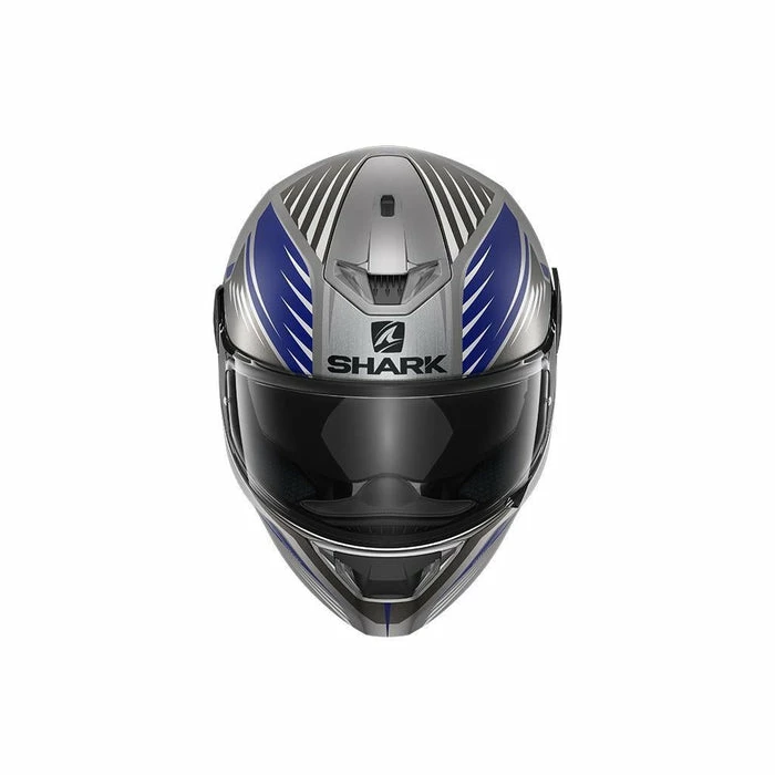 Deals ๐ฅ Shark Skwal 2 Hallder Full Face Helmet With LED Safety Lights Matt Anthracite/Blue ๐ - Image 2