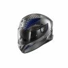 Deals 🔥 Shark Skwal 2 Hallder Full Face Helmet With LED Safety Lights Matt Anthracite/Blue 🔔