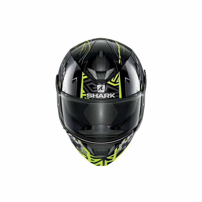 Best Pirce 👏 Shark Skwal 2.2 Noxxys Full Face Helmet With LED Lights Black/Yellow/Silver 💯 - Image 2