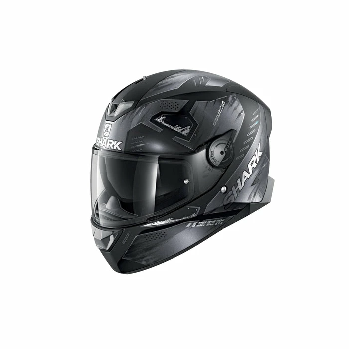 Budget ๐ Shark Skwal 2.2 Venger Full Face Helmet With LED Lights Matt Black/Anthracite ๐งจ