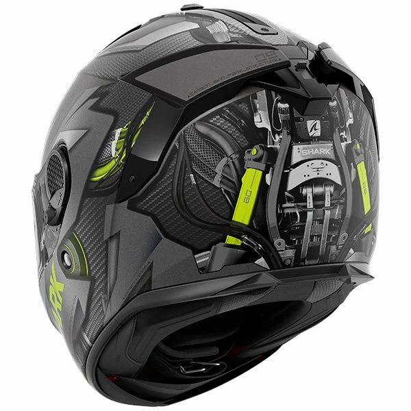 Buy ๐ Shark Spartan GT Carbon Urikan Full Face Helmet Matt Anthracite/Yellow ๐ 2 Buy ๐ Shark Spartan GT Carbon Urikan Full Face Helmet Matt Anthracite/Yellow ๐ - Image 2