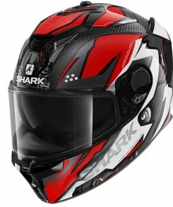 Best Pirce ๐ Shark Spartan GT Carbon Urikan Full Face Helmet Red/White ๐