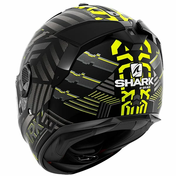 Brand new ❤️ Shark Spartan GT E-Brake Full Face Helmet Black/Anthracite/Fluo 👍 - Image 2