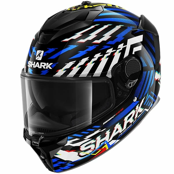 Cheapest ๐ Shark Spartan GT E-Brake Full Face Helmet Black/Blue/White ๐ฅฐ