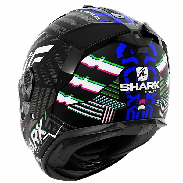 Brand new 👍 Shark Spartan GT E-Brake Full Face Helmet Black/White/Anthracite 🥰 - Image 2