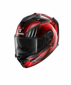 Hot Sale 🔥 Shark Spartan GT Replikan Full Face Helmet Black/Red 😍