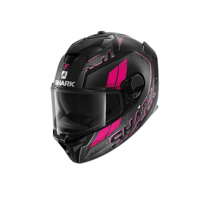 Best Sale โญ Shark Spartan GT Ryser Full Face Helmet Matt Black/Anthracite/Violet ๐