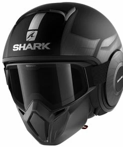 Coupon 🤩 Shark Street-Drak Tribute RM Open Face Helmet Matt Black/Anthracite ✨