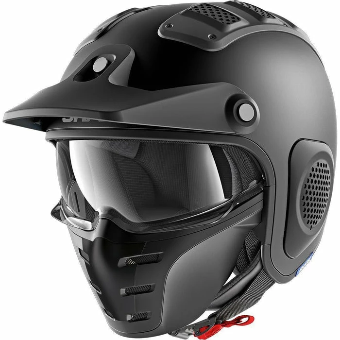 Flash Sale ๐คฉ Shark X-Drak Open Face Helmet Solid Colours Matt Black ๐ - Image 2