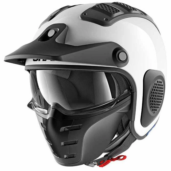 Cheap 😍 Shark X-Drak Open Face Helmet Solid Colours White ⭐