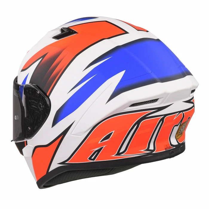 Coupon ❤️ Airoh Valor Zanetti Replica Full Face Helmet White / Red / Blue 😍 - Image 5