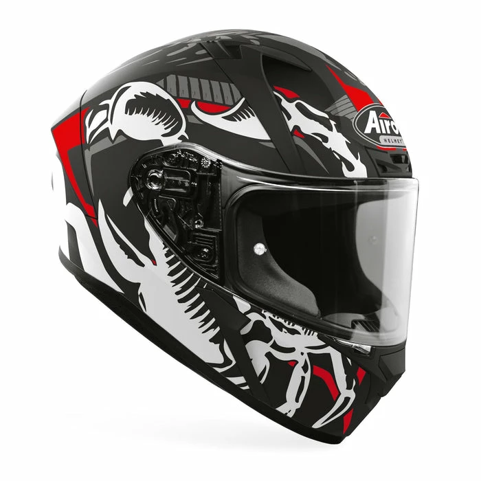 Best Sale ๐ Airoh Valor Claw Full Face Helmet Black / White / Red ๐ - Image 2
