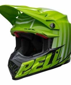 Best deal ๐ฏ Bell MX 2022 Moto-9S Flex Sprint Full Face Helmet Green/Black ๐