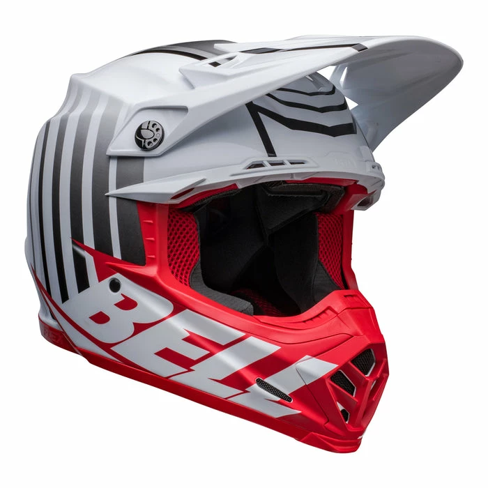 Top 10 ๐ Bell MX 2022 Moto-9S Flex Sprint Full Face Helmet Red/White ๐งจ