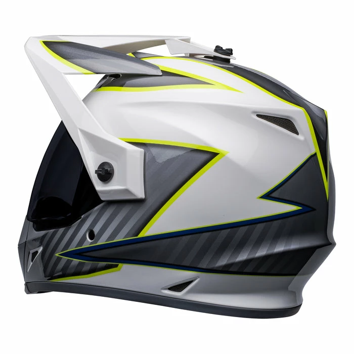 Discount 🤩 Bell MX 2022 MX-9 Adventure Mips Dalton Full Face Helmet White/Yellow 🥰 - Image 4