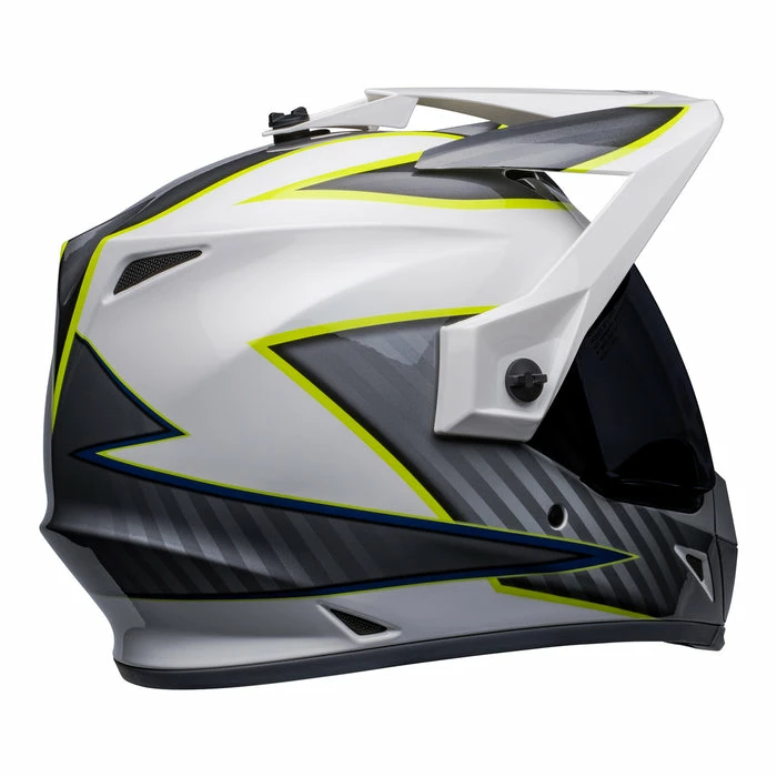 Discount 🤩 Bell MX 2022 MX-9 Adventure Mips Dalton Full Face Helmet White/Yellow 🥰 - Image 5