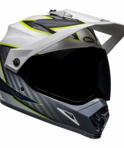 Discount 🤩 Bell MX 2022 MX-9 Adventure Mips Dalton Full Face Helmet White/Yellow 🥰