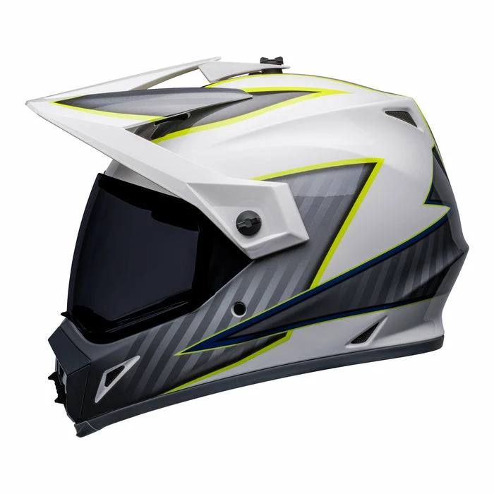Discount 🤩 Bell MX 2022 MX-9 Adventure Mips Dalton Full Face Helmet White/Yellow 🥰 - Image 6