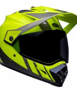 New 🔔 Bell MX 2022 MX-9 Adventure Mips Full Face Helmet Yellow/Grey 🎁