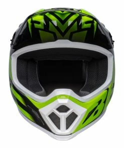Cheapest 🎁 Bell MX 2022 MX-9 Mips Disrupt Full Face Helmet Black/Green ❤️ -Shark shop bell mx 9 mips dirt helmet disrupt gloss black green front 03260.1628072936 700x700