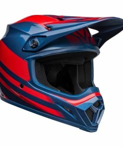 Cheapest 🌟 Bell MX 2022 MX-9 Mips Disrupt Full Face Helmet Blue/Red 🧨