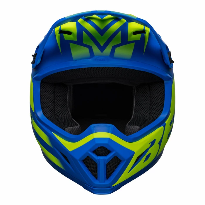 Cheap π Bell MX 2022 MX-9 Mips Disrupt Full Face Helmet Blue/Yellow π 2 Cheap π Bell MX 2022 MX-9 Mips Disrupt Full Face Helmet Blue/Yellow π - Image 2