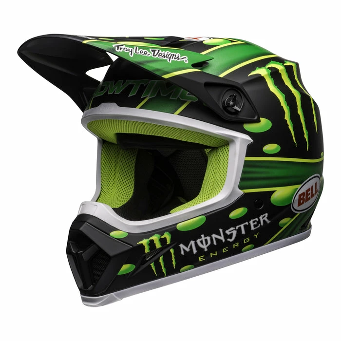 Wholesale ❤️ Bell MX 2022 MX-9 MIPS Mcgrath Showtime Full Face Helmet Black/Green 😍 3 Wholesale ❤️ Bell MX 2022 MX-9 MIPS Mcgrath Showtime Full Face Helmet Black/Green 😍 - Image 3