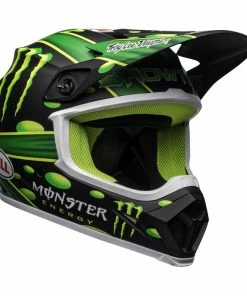 Wholesale โค๏ธ Bell MX 2022 MX-9 MIPS Mcgrath Showtime Full Face Helmet Black/Green ๐