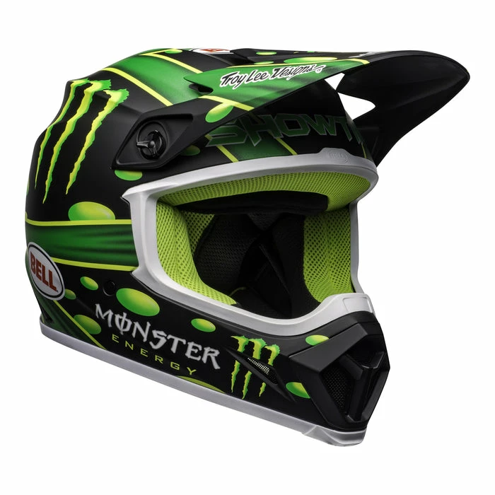 Wholesale ❤️ Bell MX 2022 MX-9 MIPS Mcgrath Showtime Full Face Helmet Black/Green 😍 1 Wholesale ❤️ Bell MX 2022 MX-9 MIPS Mcgrath Showtime Full Face Helmet Black/Green 😍