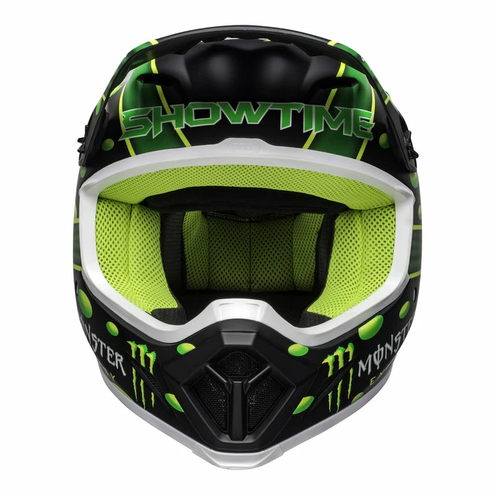 Wholesale ❤️ Bell MX 2022 MX-9 MIPS Mcgrath Showtime Full Face Helmet Black/Green 😍 2 Wholesale ❤️ Bell MX 2022 MX-9 MIPS Mcgrath Showtime Full Face Helmet Black/Green 😍 - Image 2