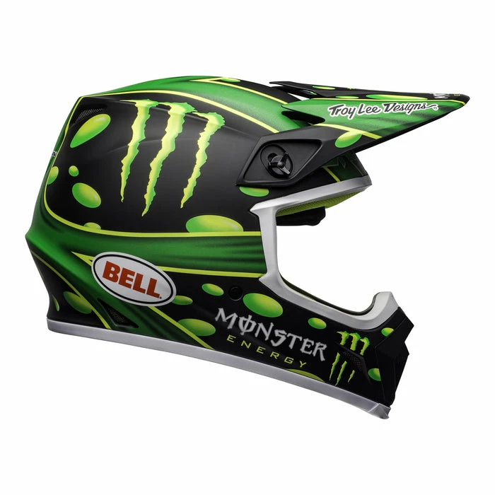 Wholesale ❤️ Bell MX 2022 MX-9 MIPS Mcgrath Showtime Full Face Helmet Black/Green 😍 5 Wholesale ❤️ Bell MX 2022 MX-9 MIPS Mcgrath Showtime Full Face Helmet Black/Green 😍 - Image 5