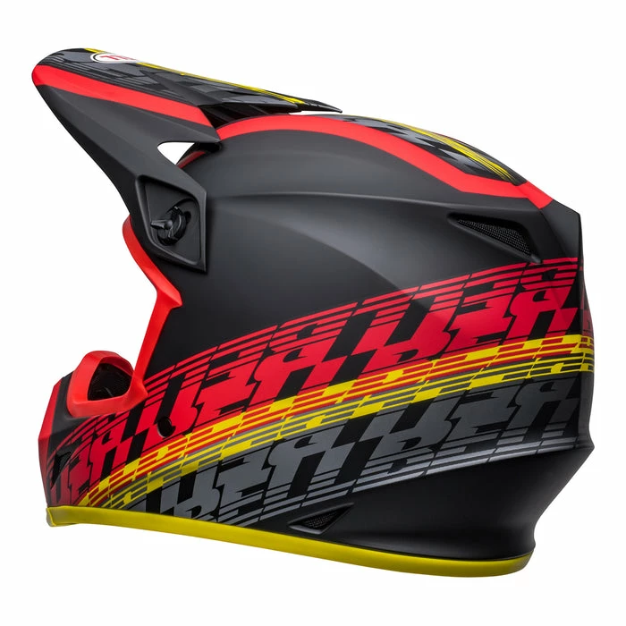 Budget 👍 Bell MX 2022 MX-9 Mips Offset Full Face Helmet Black/Red 🔥 - Image 6