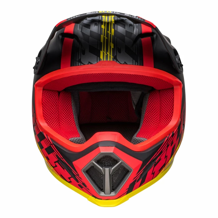 Budget 👍 Bell MX 2022 MX-9 Mips Offset Full Face Helmet Black/Red 🔥 - Image 2
