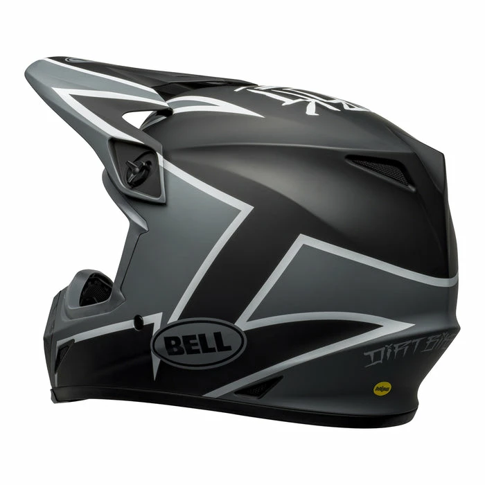 Best Pirce ⌛ Bell MX 2022 MX-9 Mips Twitch Replica Full Face Helmet Black/Grey/White 🌟 - Image 6