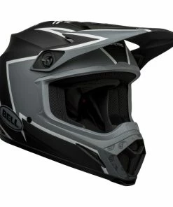 Best Pirce ⌛ Bell MX 2022 MX-9 Mips Twitch Replica Full Face Helmet Black/Grey/White 🌟
