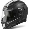 New 🔔 Airoh Movement S Faster Full Face Helmet Black / White ✔️