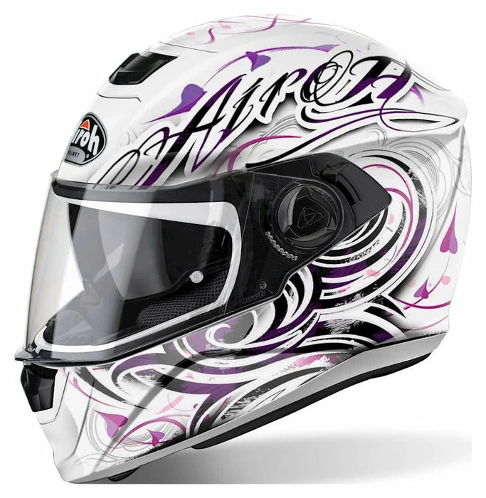 Buy ๐ Airoh Storm Poison Full Face Helmet Gloss White / Purple โญ 1 Buy ๐ Airoh Storm Poison Full Face Helmet Gloss White / Purple โญ