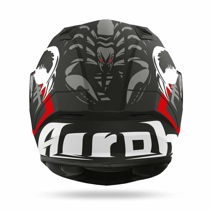 Best Sale ๐ Airoh Valor Claw Full Face Helmet Black / White / Red ๐ - Image 3